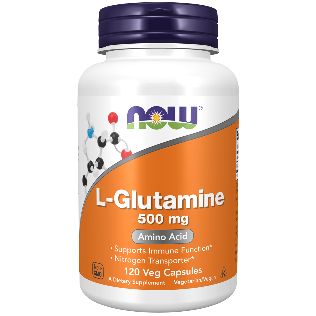 L-Glutamine 500 mg - 120 Veg Capsules