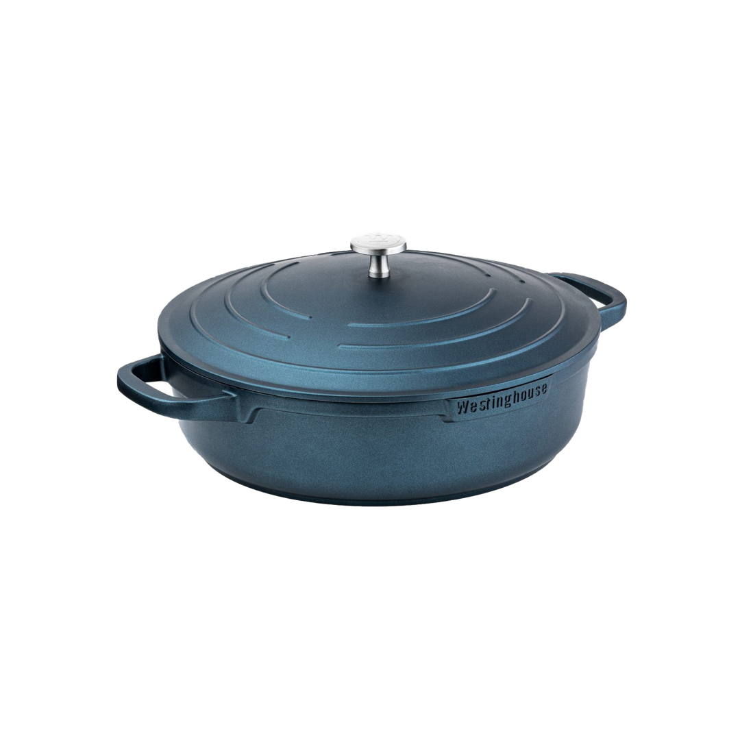 Low Casserole with Lid 32cm - Цэнхэр өнгө